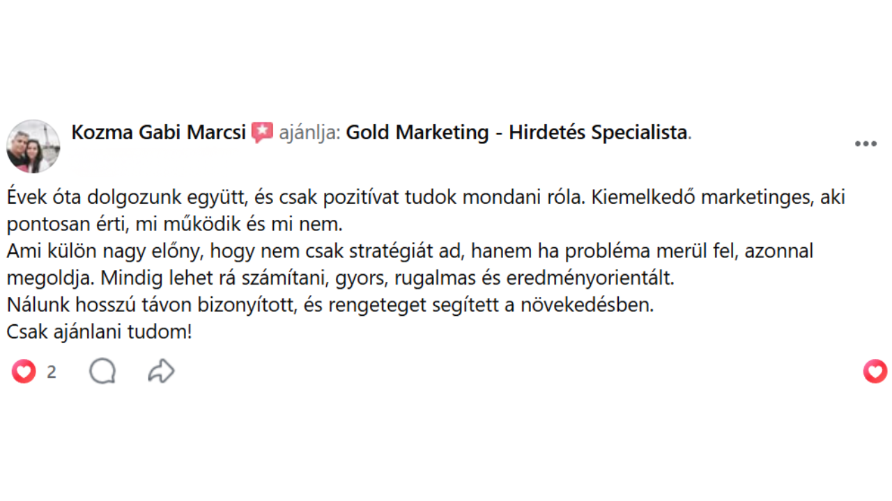 Gold Marketing vélemény 5
