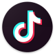 [CITYPNG.COM]Round TikTok Icon Logo Transparent Background - 800x800
